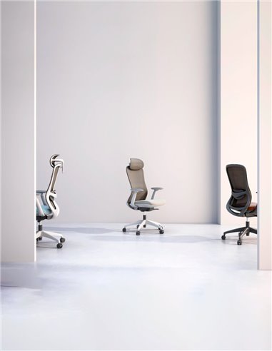 Кресло KRESLALUX SILKY GHW DARK GREY, эргономичное