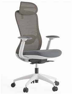 Кресло KRESLALUX SILKY GHW GREY, эргономичное