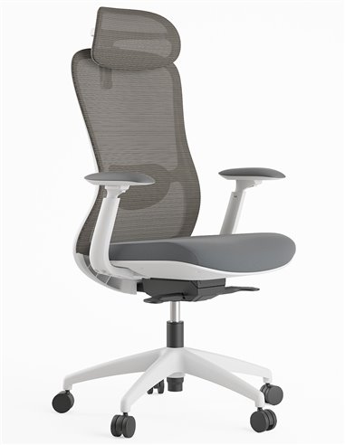 Кресло KRESLALUX SILKY GHW GREY, эргономичное