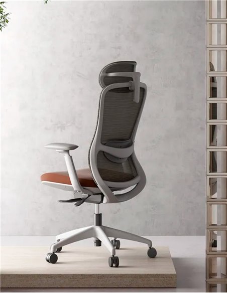 Кресло KRESLALUX SILKY GHW GREY, эргономичное