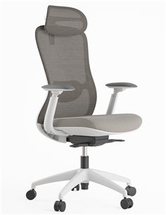 Кресло KRESLALUX SILKY GHW LIGHT GREY, эргономичное