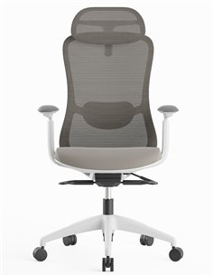 Кресло KRESLALUX SILKY GHW LIGHT GREY, эргономичное 2