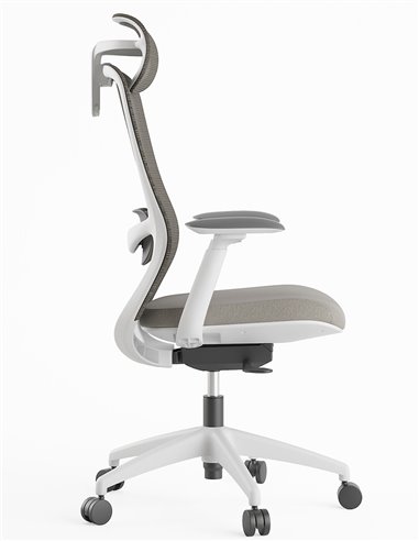 Кресло KRESLALUX SILKY GHW LIGHT GREY, эргономичное