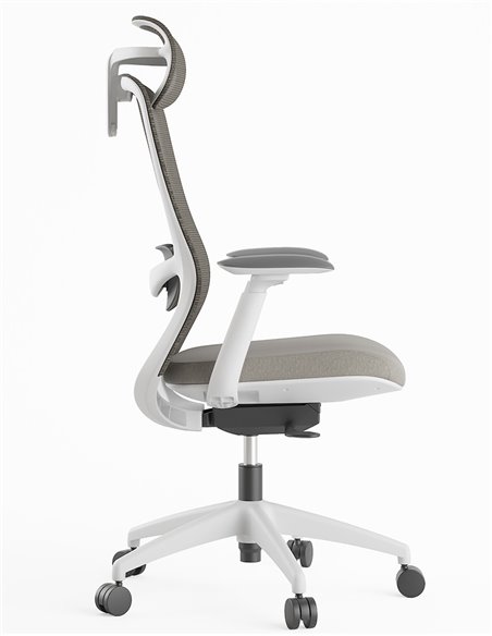 Кресло KRESLALUX SILKY GHW LIGHT GREY, эргономичное
