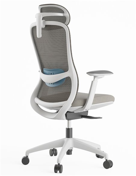 Кресло KRESLALUX SILKY GHW LIGHT GREY, эргономичное