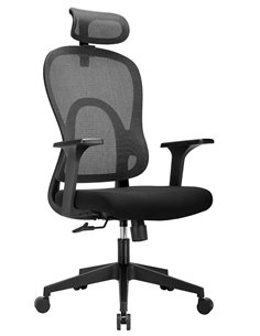 Кресло KRESLALUX GO-SIT 645-1A BLACK, эргономичное