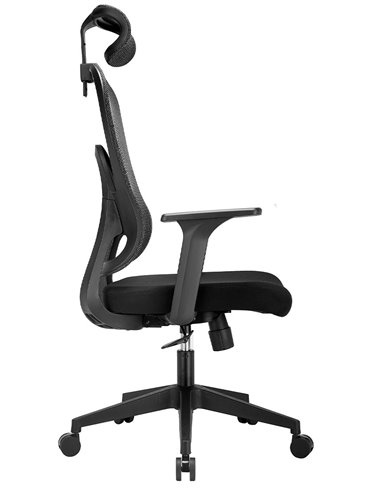 Кресло KRESLALUX GO-SIT 645-1A BLACK, эргономичное