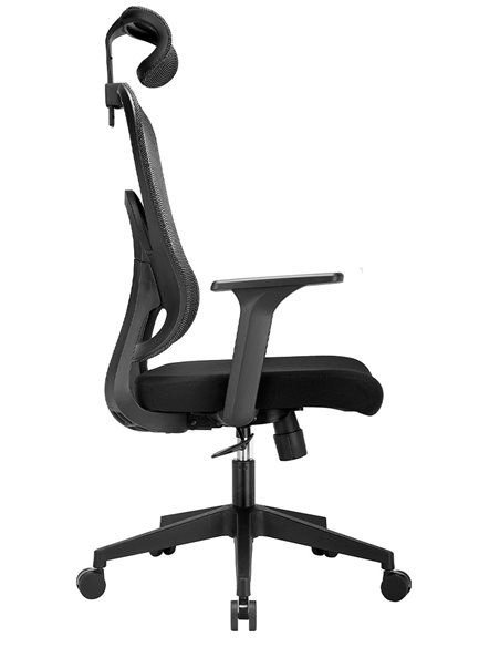 Кресло KRESLALUX GO-SIT 645-1A BLACK, эргономичное