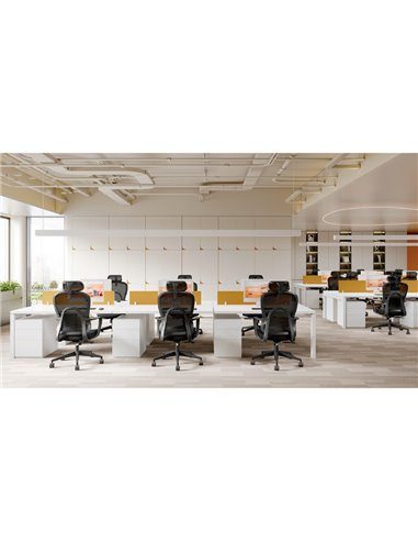 Кресло KRESLALUX GO-SIT 645-1A BLACK, эргономичное