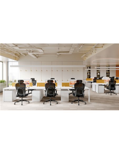 Кресло KRESLALUX GO-SIT 645-1A BLACK, эргономичное