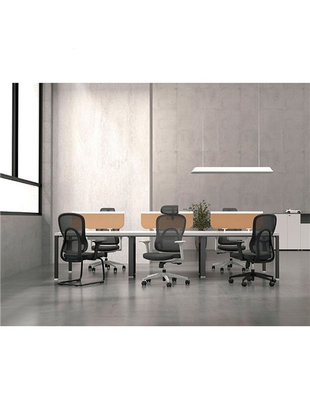 Кресло KRESLALUX GO-SIT 645-1A BLACK, эргономичное