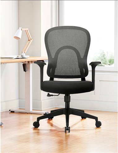 Кресло KRESLALUX GO-SIT 645-1B BLACK, эргономичное