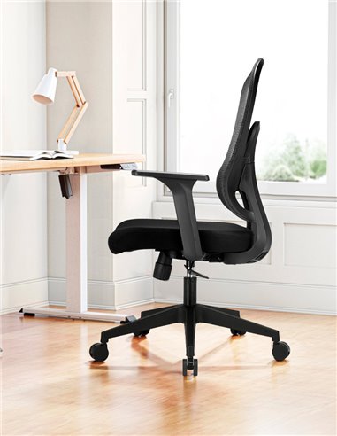 Кресло KRESLALUX GO-SIT 645-1B BLACK, эргономичное