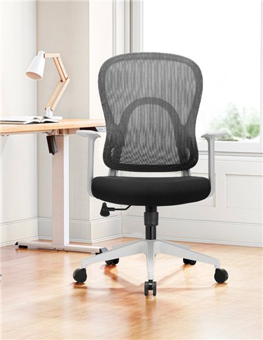 Кресло KRESLALUX GO-SIT 645-1B LIGHT GREY, эргономичное