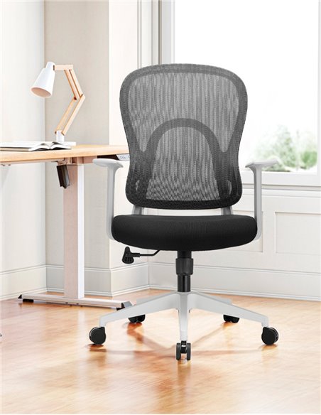 Кресло KRESLALUX GO-SIT 645-1B LIGHT GREY, эргономичное