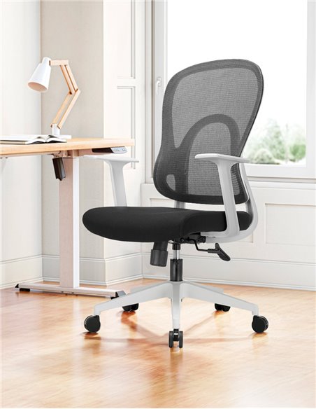 Кресло KRESLALUX GO-SIT 645-1B LIGHT GREY, эргономичное
