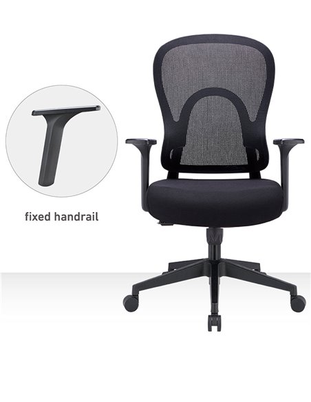 Кресло KRESLALUX GO-SIT 645-1B LIGHT GREY, эргономичное