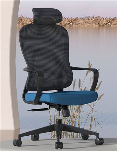 Кресло KRESLALUX GO-SIT 645-A LIGHT GREY, эргономичное