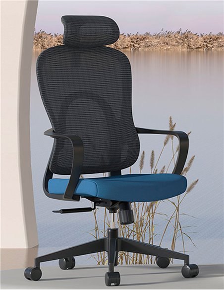 Кресло KRESLALUX GO-SIT 645-A LIGHT GREY, эргономичное