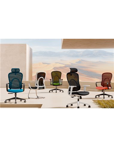 Кресло KRESLALUX GO-SIT 645-A LIGHT GREY, эргономичное