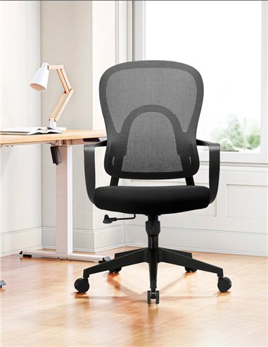 Кресло KRESLALUX GO-SIT 645-B BLACK, эргономичное