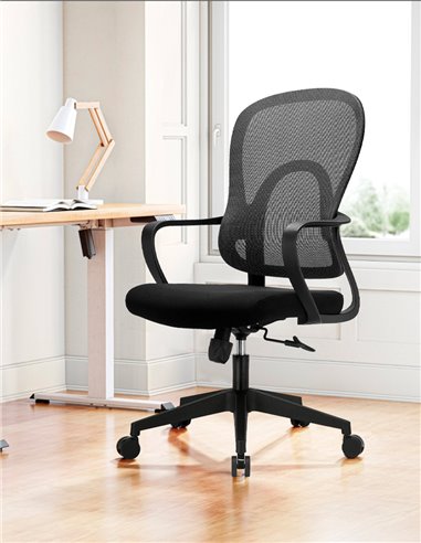 Кресло KRESLALUX GO-SIT 645-B BLACK, эргономичное