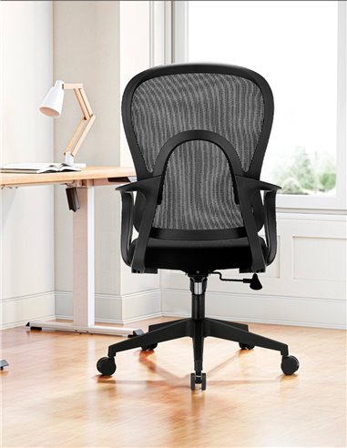 Кресло KRESLALUX GO-SIT 645-B BLACK, эргономичное