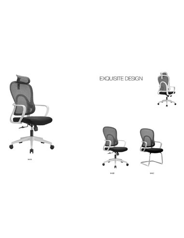 Кресло KRESLALUX GO-SIT 645-B BLACK, эргономичное