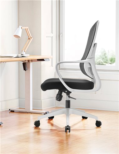 Кресло KRESLALUX GO-SIT 645-B LIGHT GREY, эргономичное