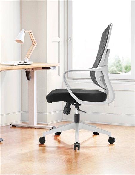 Кресло KRESLALUX GO-SIT 645-B LIGHT GREY, эргономичное