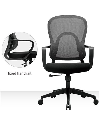 Кресло KRESLALUX GO-SIT 645-B LIGHT GREY, эргономичное