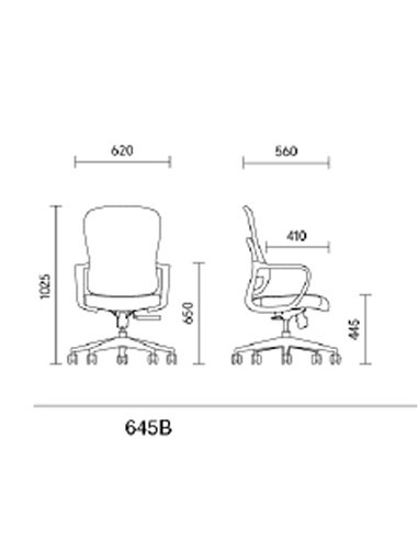 Кресло KRESLALUX GO-SIT 645-B LIGHT GREY, эргономичное