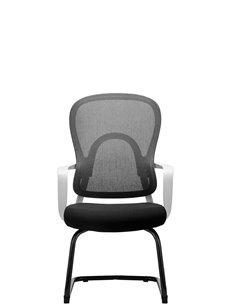 Кресло KRESLALUX GO-SIT 645-C LIGHT GREY, для посетителя, на полозьях 2