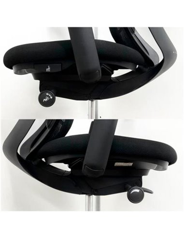 Кресло OKAMURA SYLPHY BLACK, эргономичное