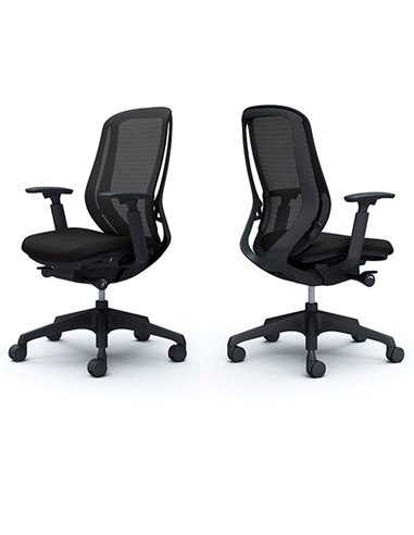 Кресло OKAMURA SYLPHY BLACK, эргономичное