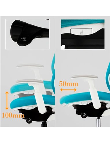 Крісло OKAMURA SYLPHY BLACK, ергономічне