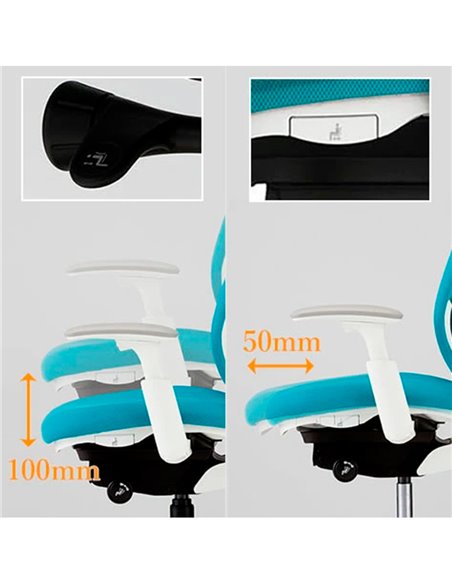 Крісло OKAMURA SYLPHY BLACK, ергономічне
