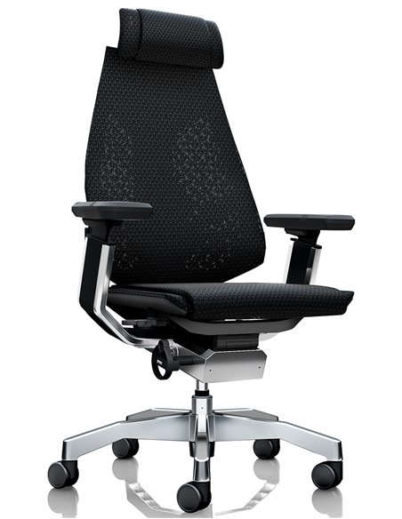Кресло руководителя GENIDIA GN2 MESH BLACK FRAME