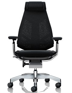 Кресло руководителя GENIDIA GN2 MESH BLACK FRAME 2