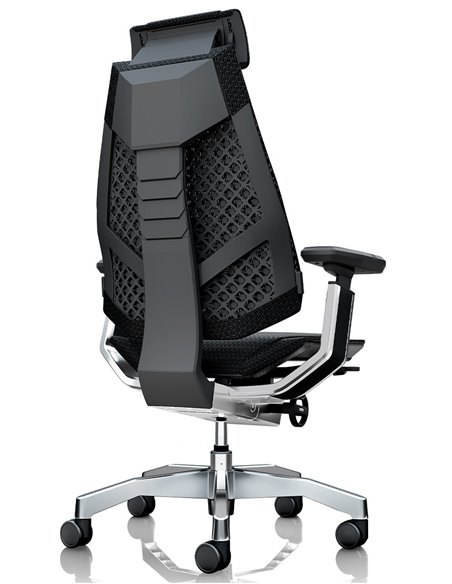 Крісло керівника GENIDIA GN2 MESH BLACK FRAME