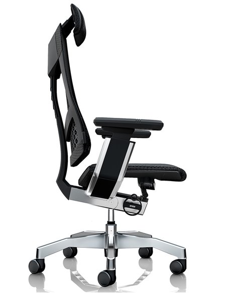 Кресло руководителя GENIDIA GN2 MESH BLACK FRAME