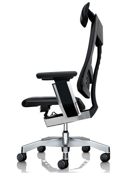 Крісло керівника GENIDIA GN2 MESH BLACK FRAME