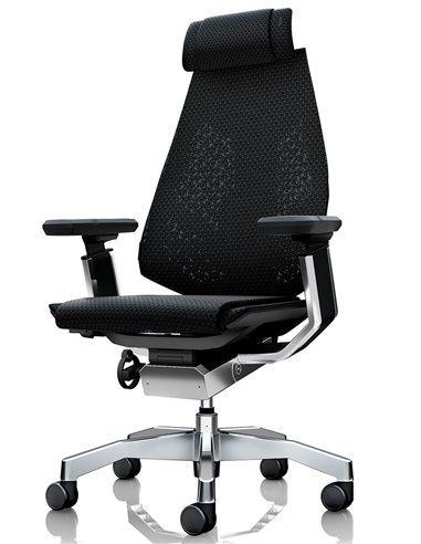 Крісло керівника GENIDIA GN2 MESH BLACK FRAME