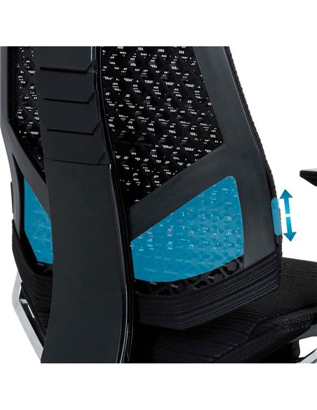 Крісло керівника GENIDIA GN2 MESH BLACK FRAME