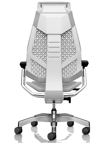 Крісло керівника GENIDIA GN2 MESH WHITE FRAME