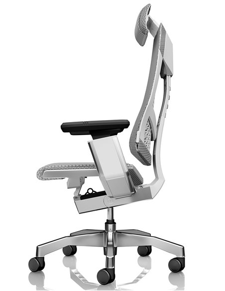 Кресло руководителя GENIDIA GN2 MESH WHITE FRAME