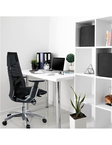 Крісло керівника GENIDIA GN2 MESH WHITE FRAME