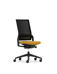 Кресло ECOFLEX BLACK (ECF 740) для оператора, без подлокотников
