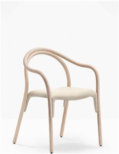 Стул PEDRALI SOUL SOFT 3747, кожаный