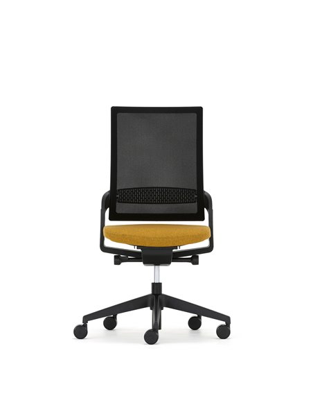 Кресло ECOFLEX BLACK (ECF 740) для оператора, без подлокотников
